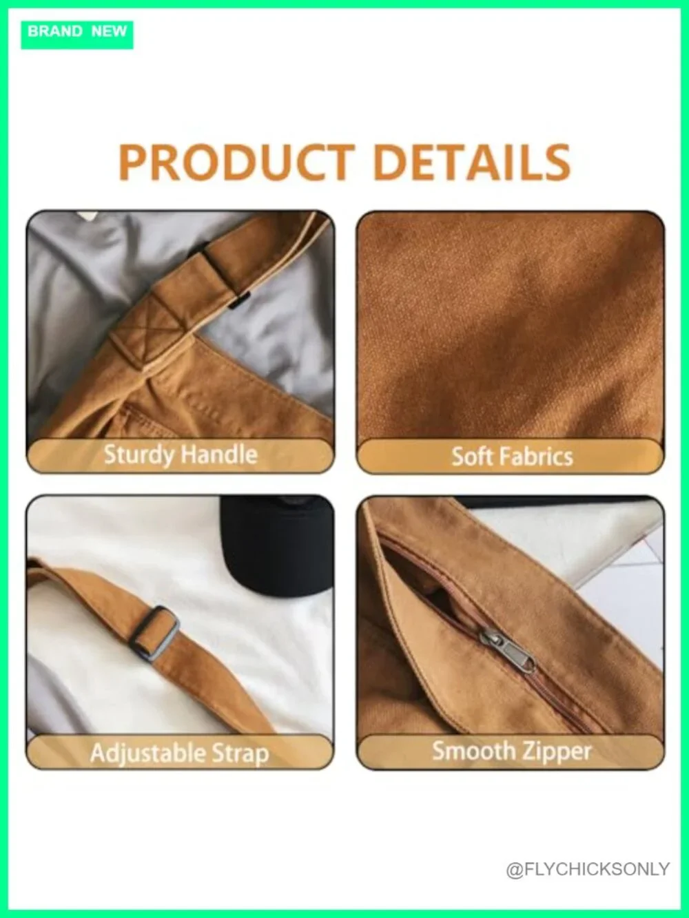 Large Canvas Messenger Bag Crossbody Shoulder Tote with Pockets for Women